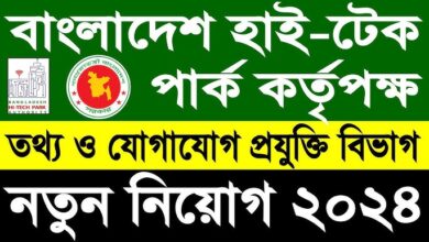 Bangladesh Hi-Tech Park Authority (BHTPA) Job Circular 2024