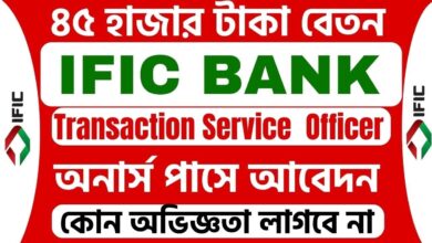 IFIC Bank Limited tso Job Circular 2023