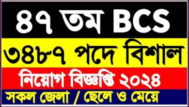 47th BCS Job Circular 2024