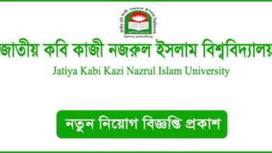 Jatiya Kabi Kazi Nazrul Islam University -JKKNIU Job Circular
