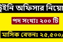 Trainee Officer Job Circular 2024