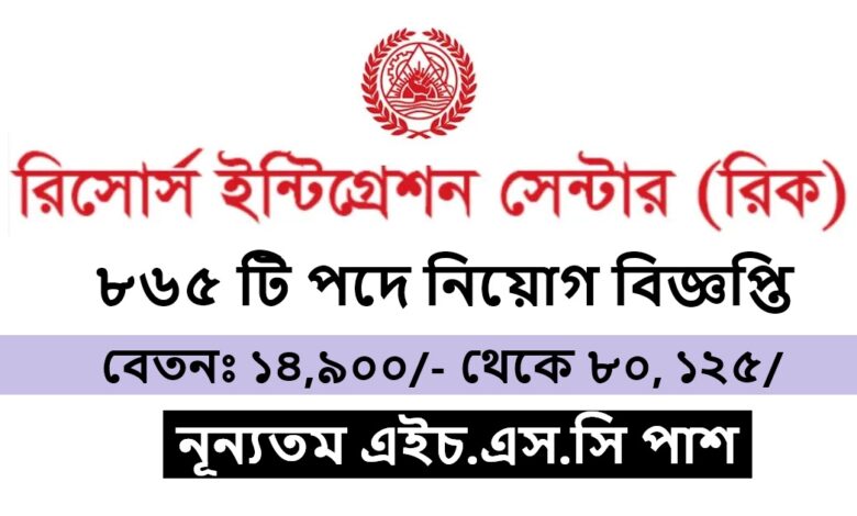 Resource Integration Centre (RIC) Job Circular