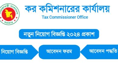 Office of Tax Commissioner Job Circular 2024