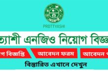 PROTTYASHI NGO Job Circular