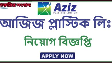 Aziz Plastics Ltd. Job Circular 2024
