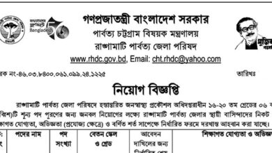 Rangamati Hill District Council Job Circular 2024