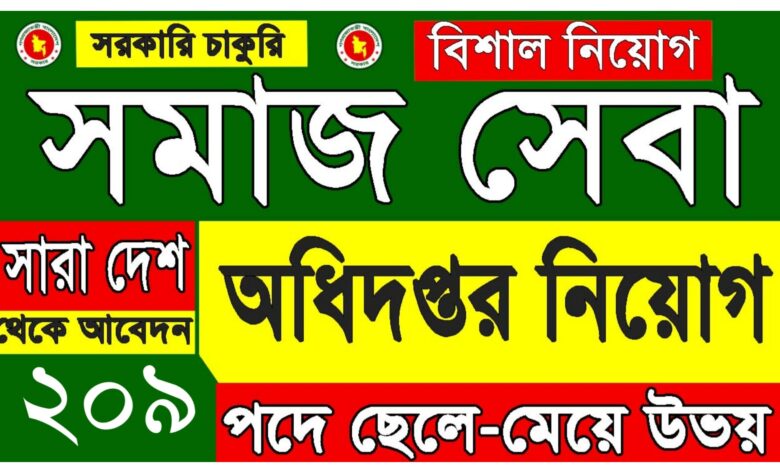 Department of Social Services New Job Circular