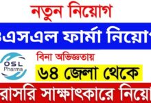 OSL Pharma Limited Job Circular