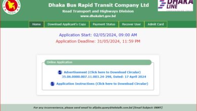 Dhaka Bus Rapid Transit Company Ltd (Dhaka BRT) Job Circular 2024