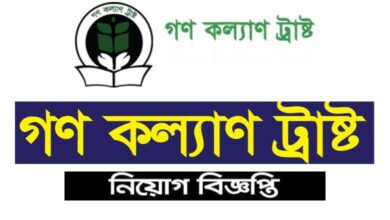 Gono Kallayan Trust Job Circular