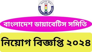 Diabetic Association of Bangladesh Job Circular 2024