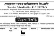 Ghorashal Polash Fertilizer PLC Job Circular 2024