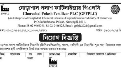 Ghorashal Polash Fertilizer PLC Job Circular 2024