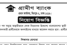 Grameen Bank published a Job Circular.