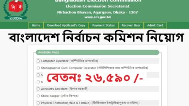 Job Circular Bangladesh Election Commission