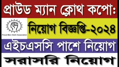 Proud Man Cloth Corporation Job Circular 2024