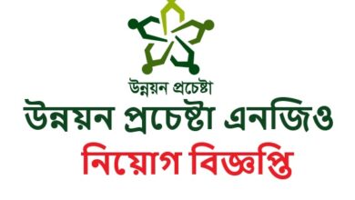 Unnayan Prochesta Job Circular