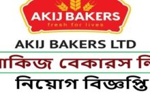 Akij Bakers Ltd Job Circular