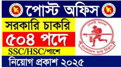 Bangladesh Post Office Job Circular